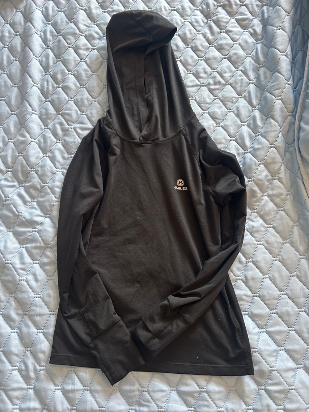 Kids' Black Athletic Long Sleeve Top